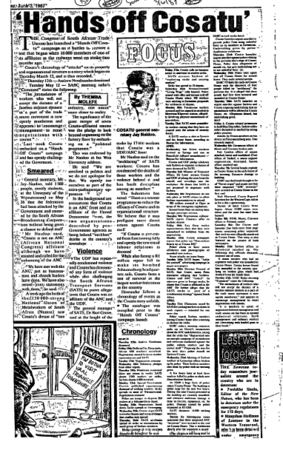 Industrial Relations Strikes 1987 B