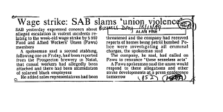 Industrial Relations Strikes 1989 B