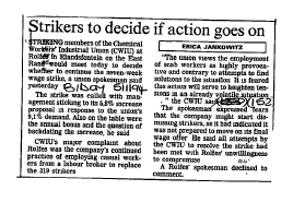 Industrial Relations Strikes 1994 A