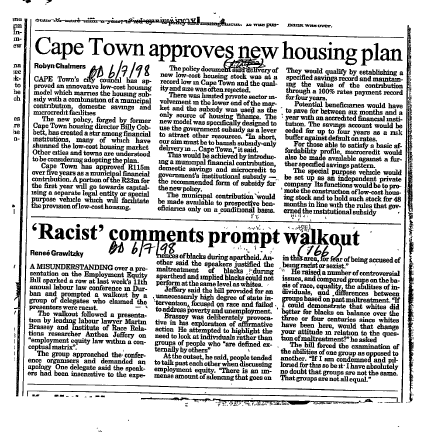 Labour Legislation 1998 - 1999