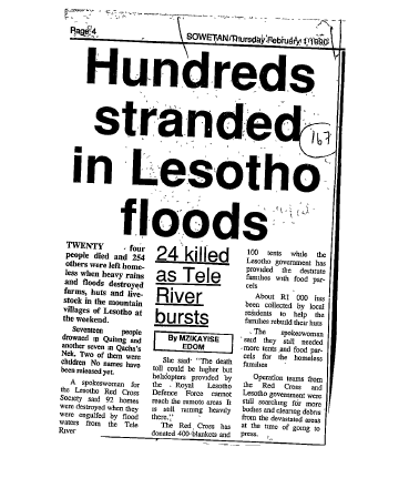 Lesotho General 1990 - 1993