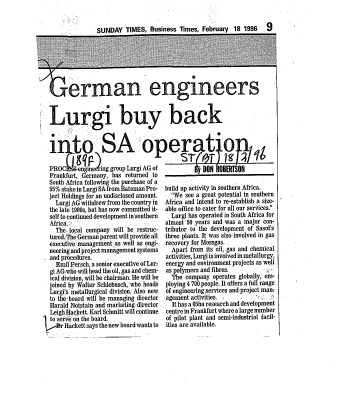 Manufacturing Engineering 1995 - 1998