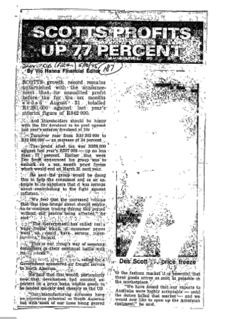 Manufacturing Footwear 1975 - 1992