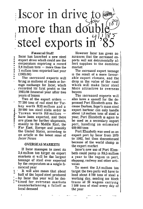Manufacturing Metal Products 1985