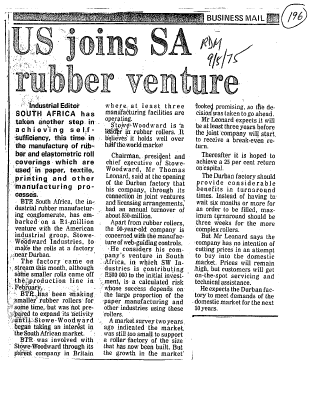 Manufacturing Rubber Products 1975 - 1987