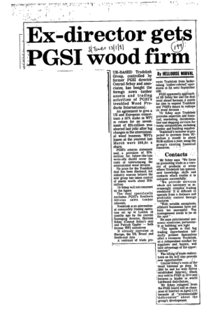 Manufacturing Wood & Cork 1991 - 1998