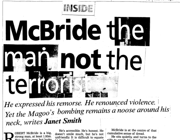 McBride the main not the terrorist