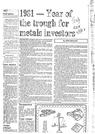 Mining General 1982 - 1985