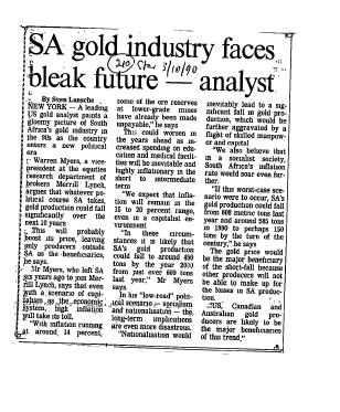 Mining General 1990 - 1992