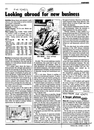 Mining General 1992 - 1993