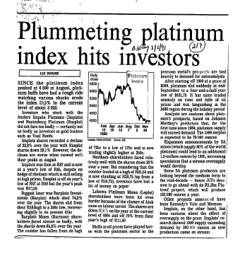 Mining Other Minerals 1991