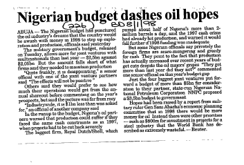 Nigeria General 1998