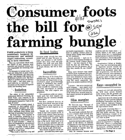 Ownership & Control 1987