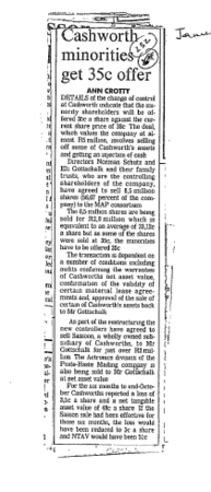 Ownership & Control 1989 A