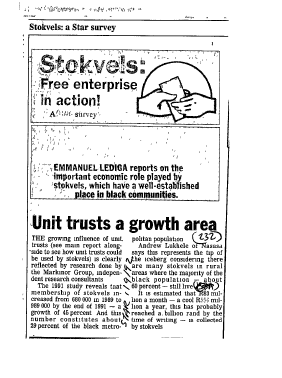 Ownership & Control 1992 - 1993