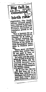 Population Vital Stats 1982 - 1990