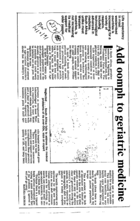 Population Vital Stats 1991 - 1995