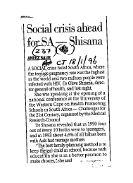Population Vital Stats 1996 - 1997