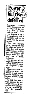Prices General 1985