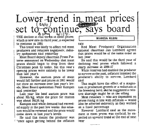 Prices General 1991