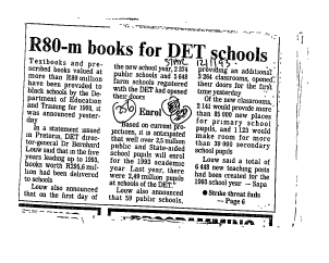 Public Sector Government DET 1993