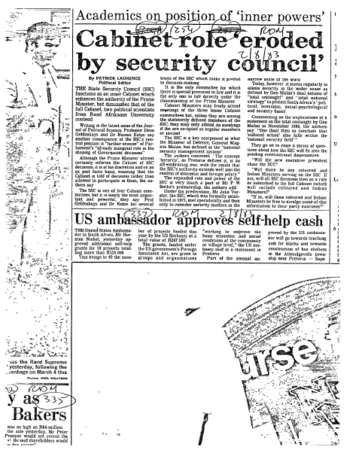 Public Sector Government Defense 1983 C