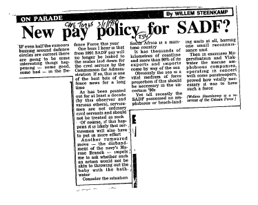 Public Sector Government Defense 1990 A