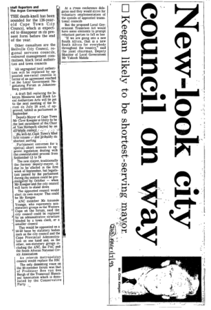 Public Sector Government Local Authority - Cape 1993