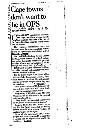 Public Sector Government Local Authority - KZN 1995