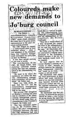 Public Sector Government Local Authority - Transvaal 1981 - 1982