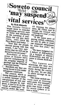 Public Sector Government Local Authority - Transvaal 1987 - 1989