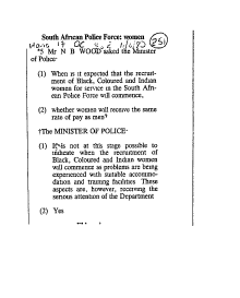 Public Sector Government Police 1980 - 1981
