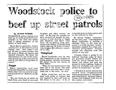 Public Sector Government Police 1992 B