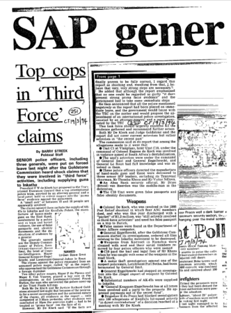 Public Sector Government Police 1994 A