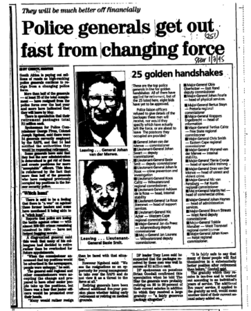 Public Sector Government Police 1995 B