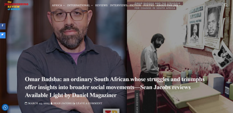 Omar Badsha: an ordinary South African - JRB