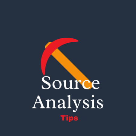 Classroom Technical Skills - Source Analysis