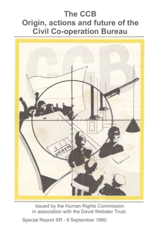 The Origin, Actions and Future of the Civil Co-operation Bureau (CCB)