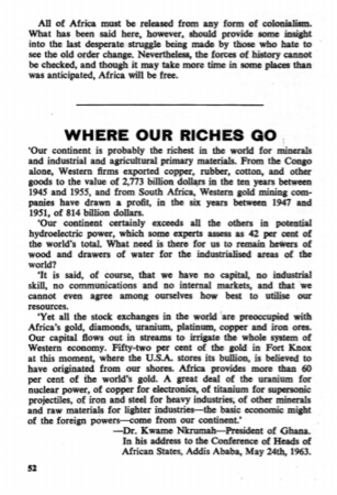 Where our riches go
