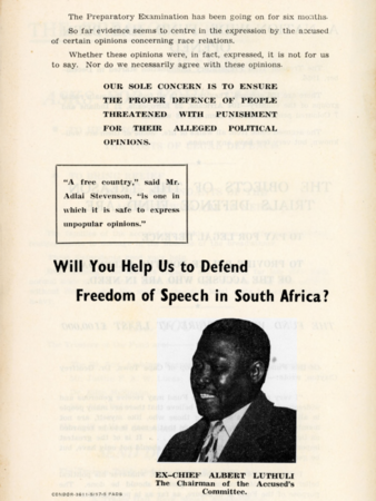 Will you Help us to Defend Freedom of Speech in South Africa?