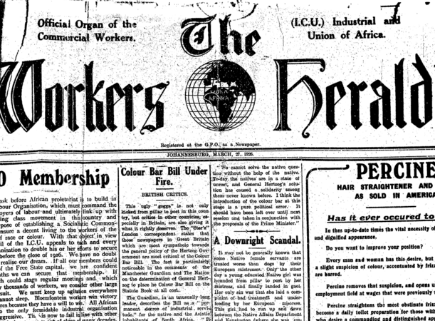 The Workers Herald, 1926, March 27