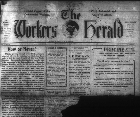 The Workers Herald, 1926, April 18