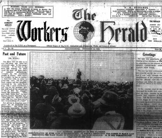 The Workers Herald, 1926, December 15