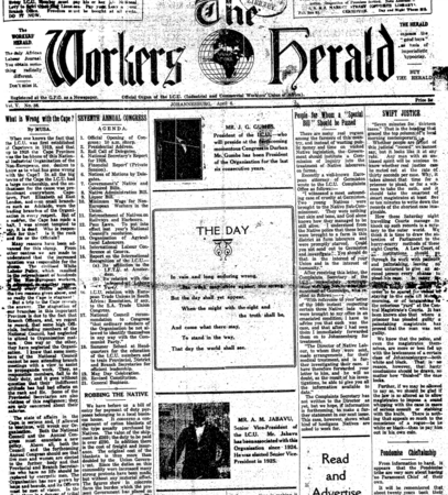 The Workers Herald, 1927, April 6