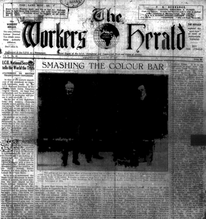 The Workers Herald, 1927,  August 15