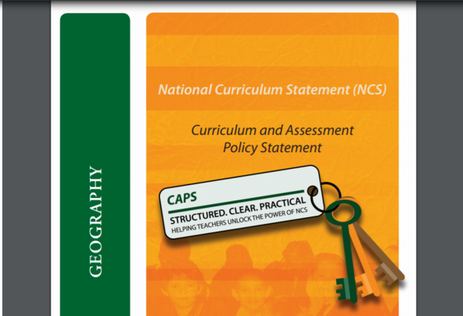 CAPS Grades 10 - 12: Geography