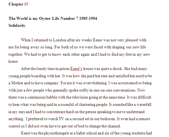 Chapter 15 The World is my Oyster Life Number 7 1985-1994 by Denis Goldberg
