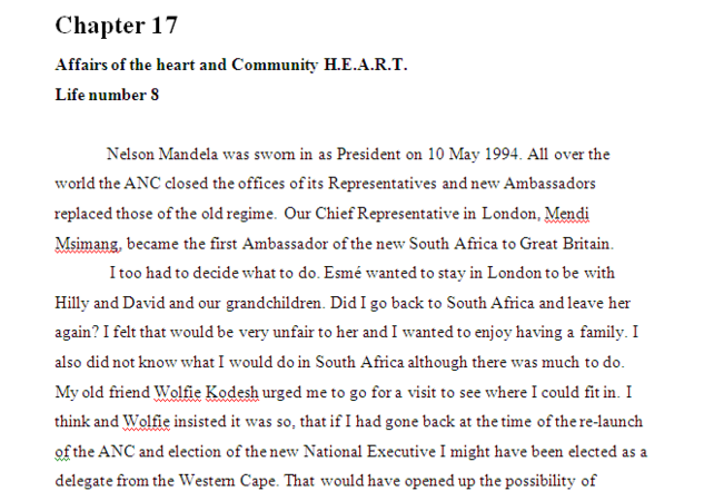 Chapter 17 Affairs of the heart and Community H.E.A.R.T.