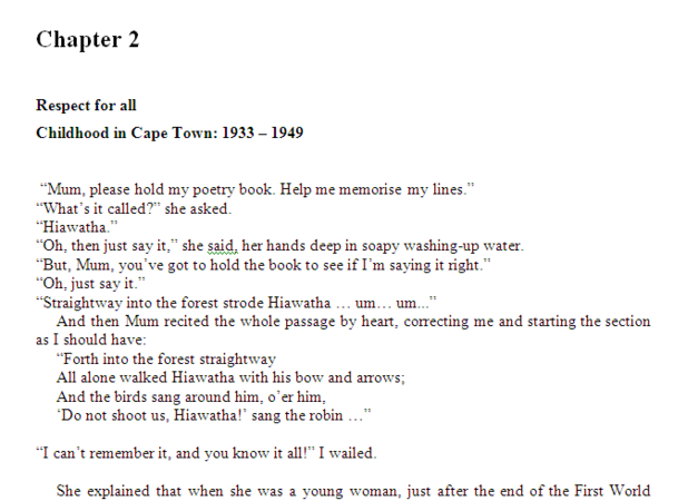 Chapter 2 Respect for all, Childhood in Cape Town, 1933 – 1949 by Denis Goldberg 