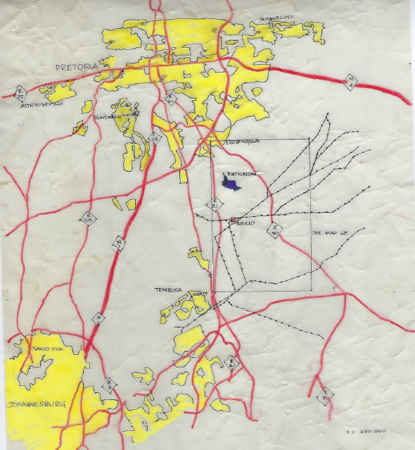 Power stations operation, 21 July 1981, Apollo Location map, 1